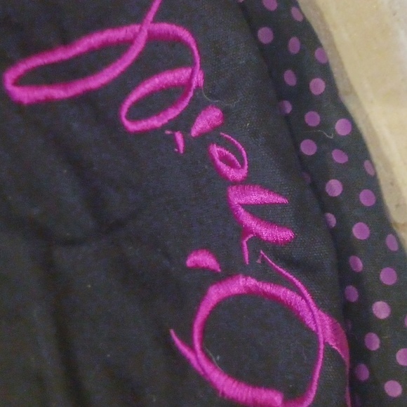 O' Neill Floral Polka Dot Black Tote Bag - Picture 4 of 7